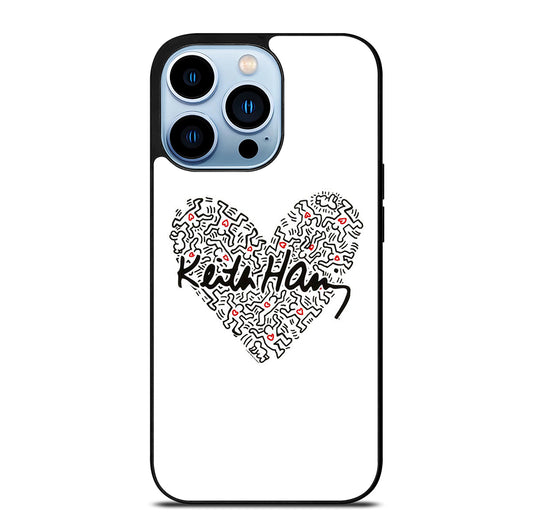 KEITH HARING ART LOVE 2 iPhone 13 Pro Max Case Cover