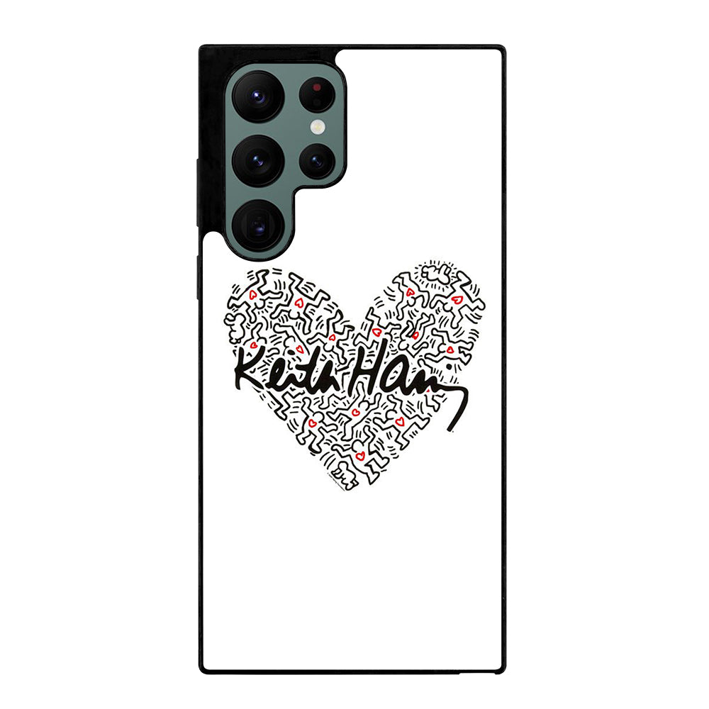 KEITH HARING ART LOVE 2 Samsung Galaxy S22 Ultra Case Cover