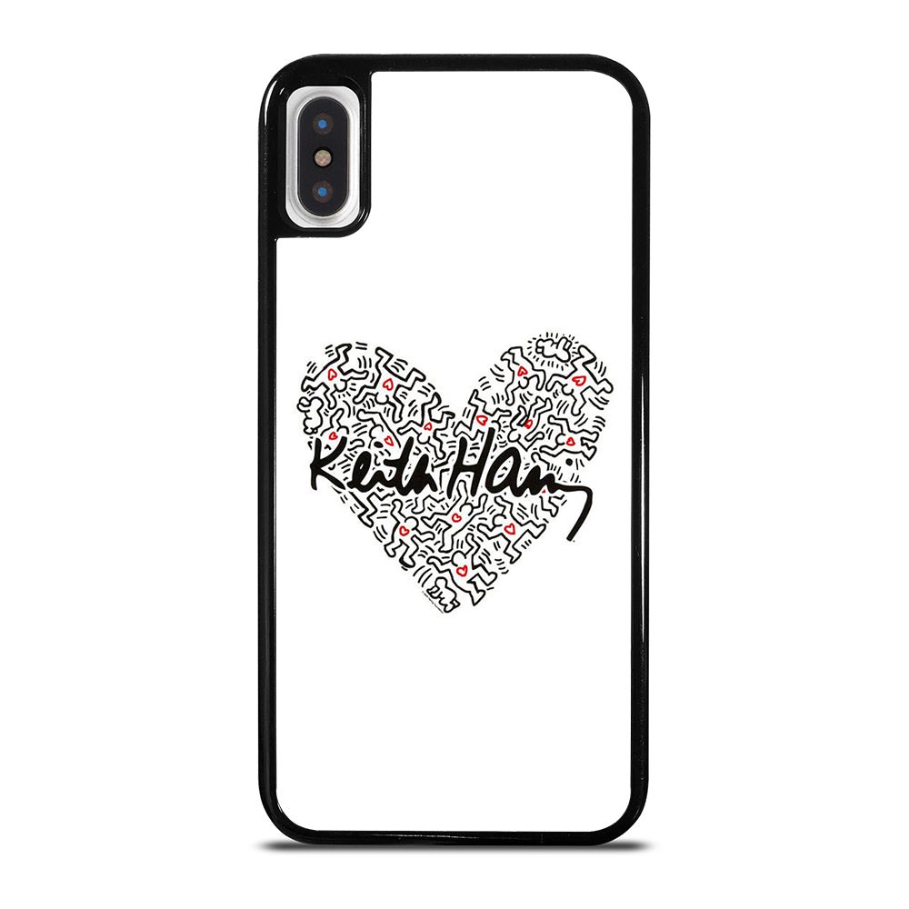 KEITH HARING ART LOVE 2 iPhone X / XS Case Cover