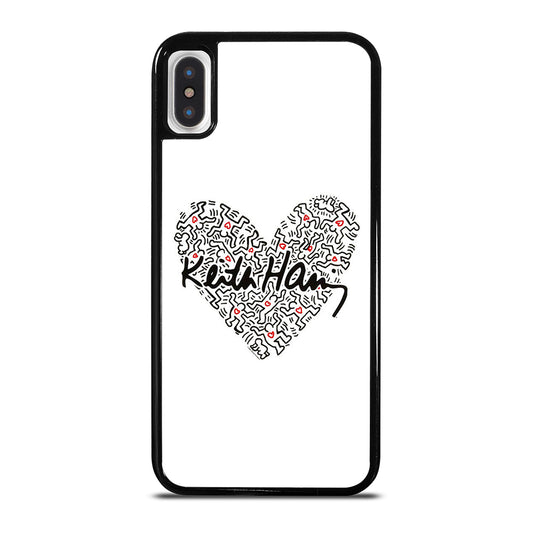 KEITH HARING ART LOVE 2 iPhone X / XS Case Cover