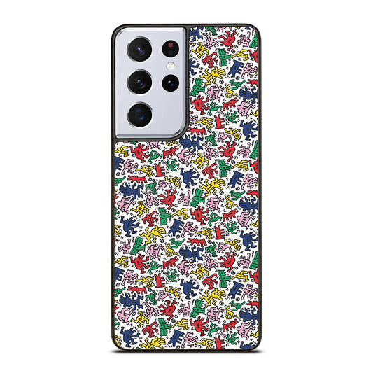 KEITH HARING ART PATTERN 2 Samsung Galaxy S21 Ultra Case Cover