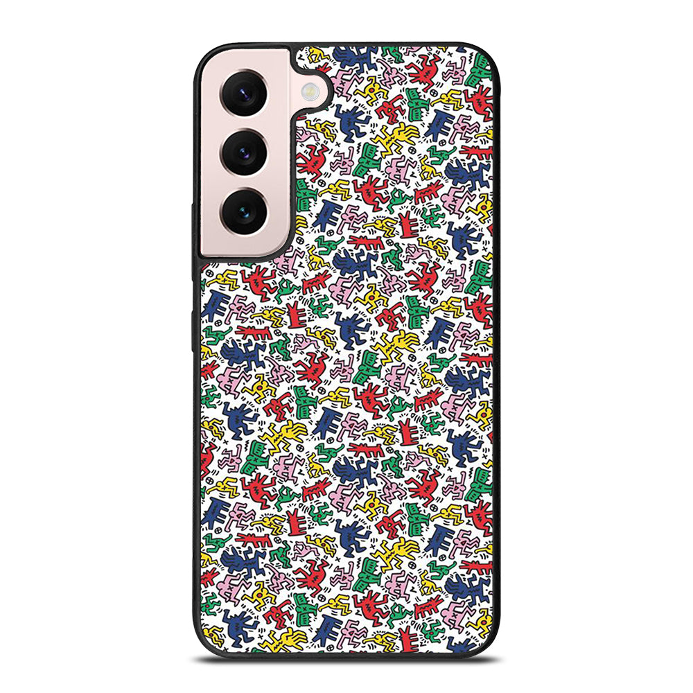 KEITH HARING ART PATTERN 2 Samsung Galaxy S22 Plus Case Cover