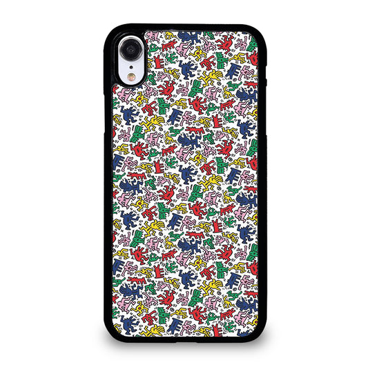 KEITH HARING ART PATTERN 2 iPhone XR Case Cover