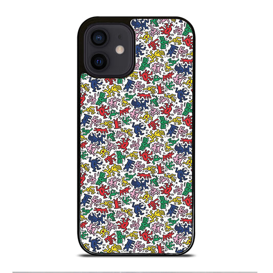 KEITH HARING ART PATTERN 2 iPhone 12 Mini Case Cover