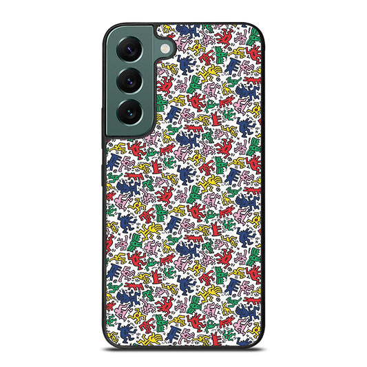 KEITH HARING ART PATTERN 2 Samsung Galaxy S22 Case Cover