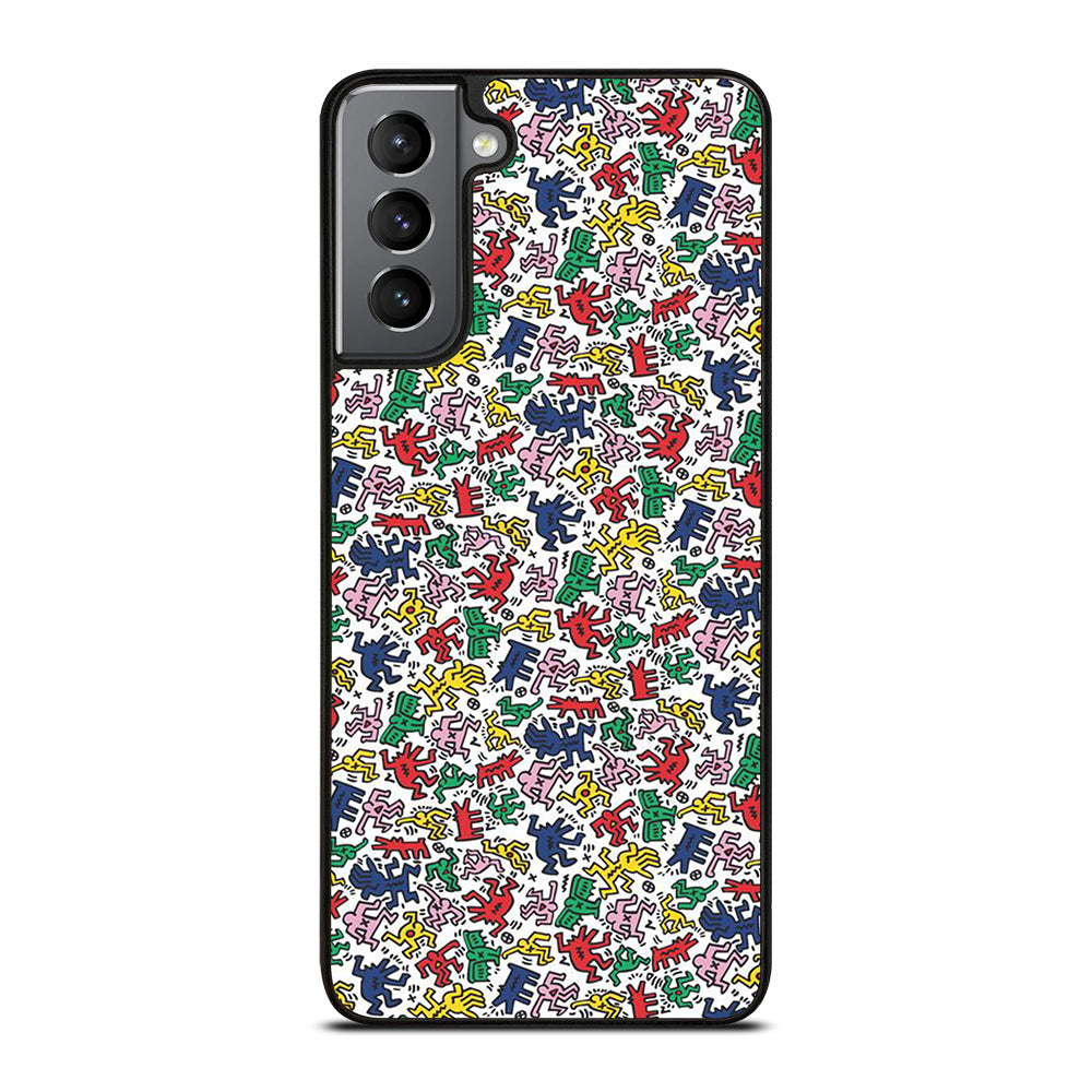 KEITH HARING ART PATTERN 2 Samsung Galaxy S21 Plus Case Cover