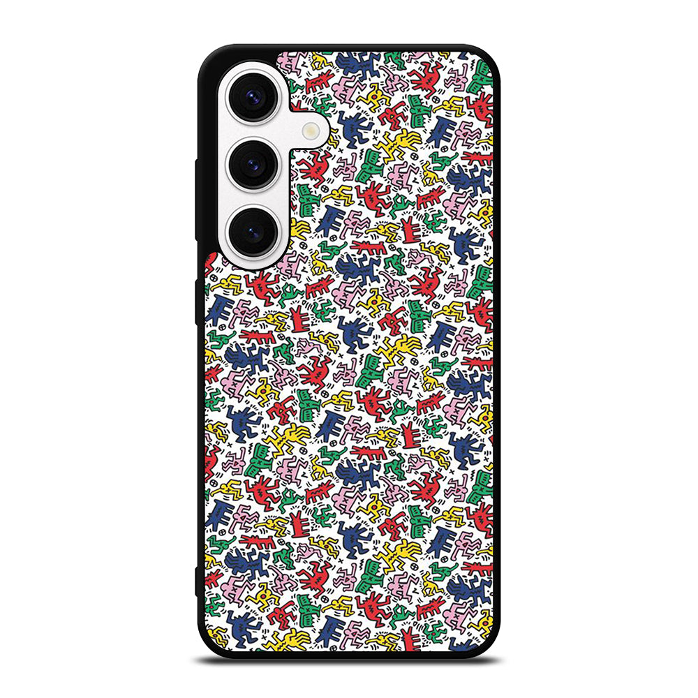 KEITH HARING ART PATTERN 2 Samsung Galaxy S24 Case Cover
