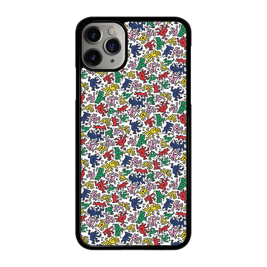 KEITH HARING ART PATTERN 2 iPhone 11 Pro Max Case Cover