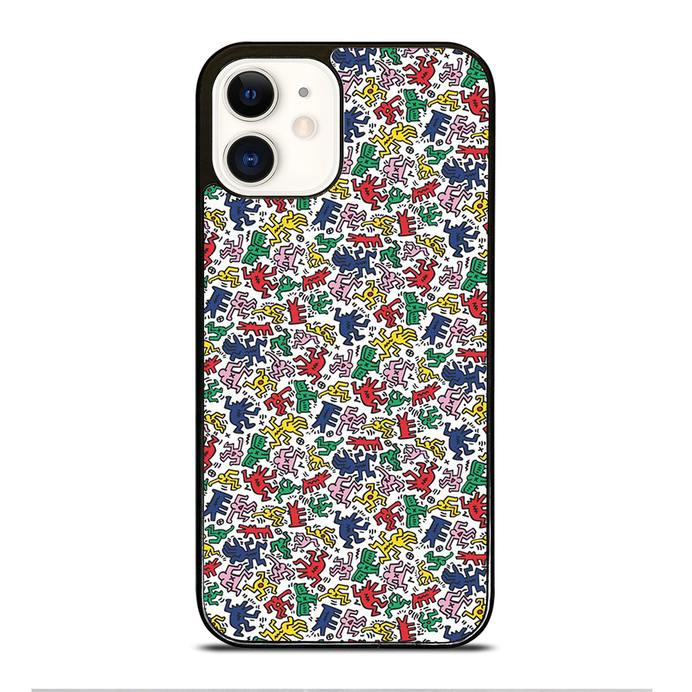 KEITH HARING ART PATTERN 2 iPhone 12 Case Cover