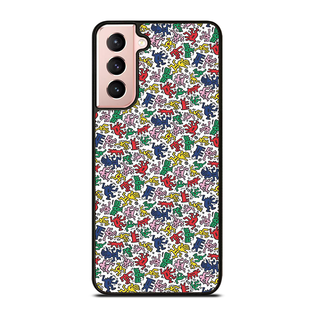 KEITH HARING ART PATTERN 2 Samsung Galaxy S21 Case Cover