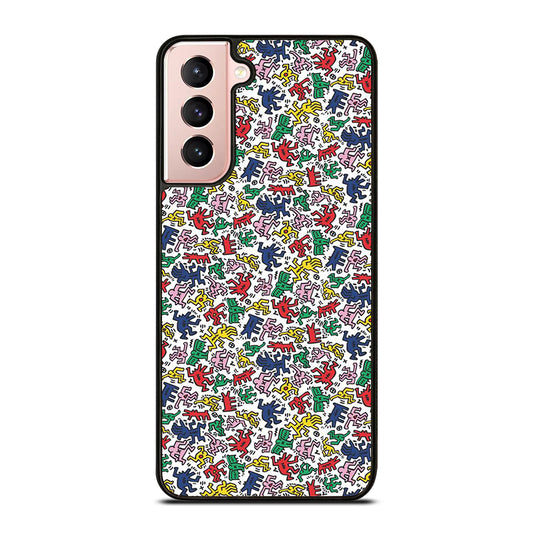 KEITH HARING ART PATTERN 2 Samsung Galaxy S21 Case Cover