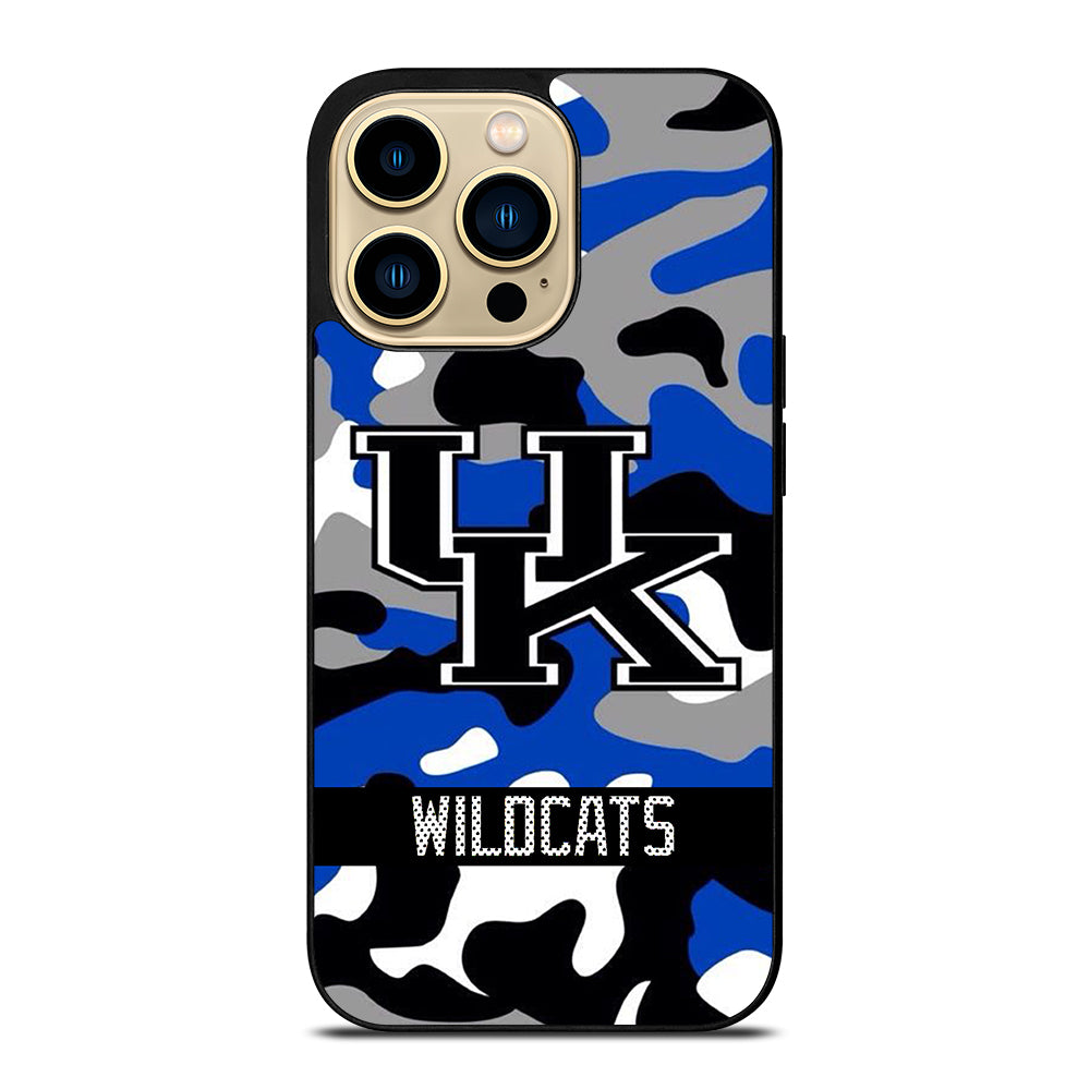 KENTUCKY WILDCATS CAMO iPhone 14 Pro Max Case Cover