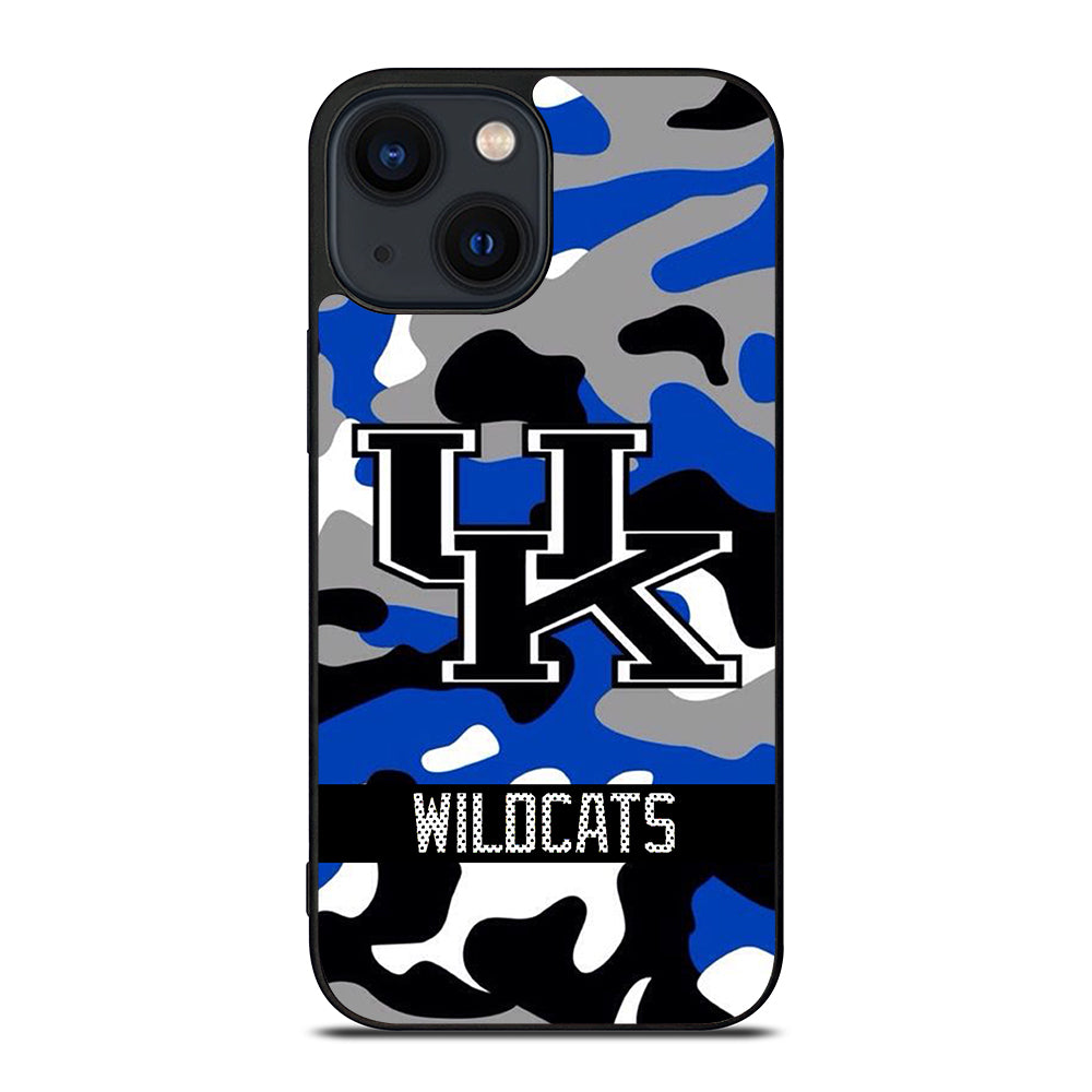 KENTUCKY WILDCATS CAMO iPhone 14 Plus Case Cover