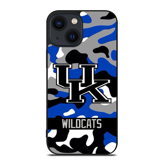 KENTUCKY WILDCATS CAMO iPhone 14 Plus Case Cover