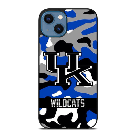 KENTUCKY WILDCATS CAMO iPhone 14 Case Cover