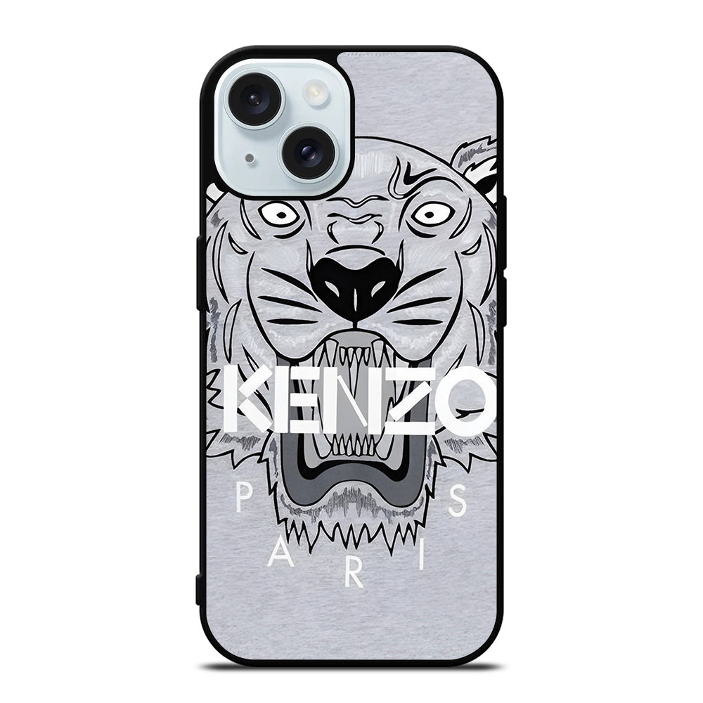KENZO PARIS LOGO ART iPhone 15 Case Cover