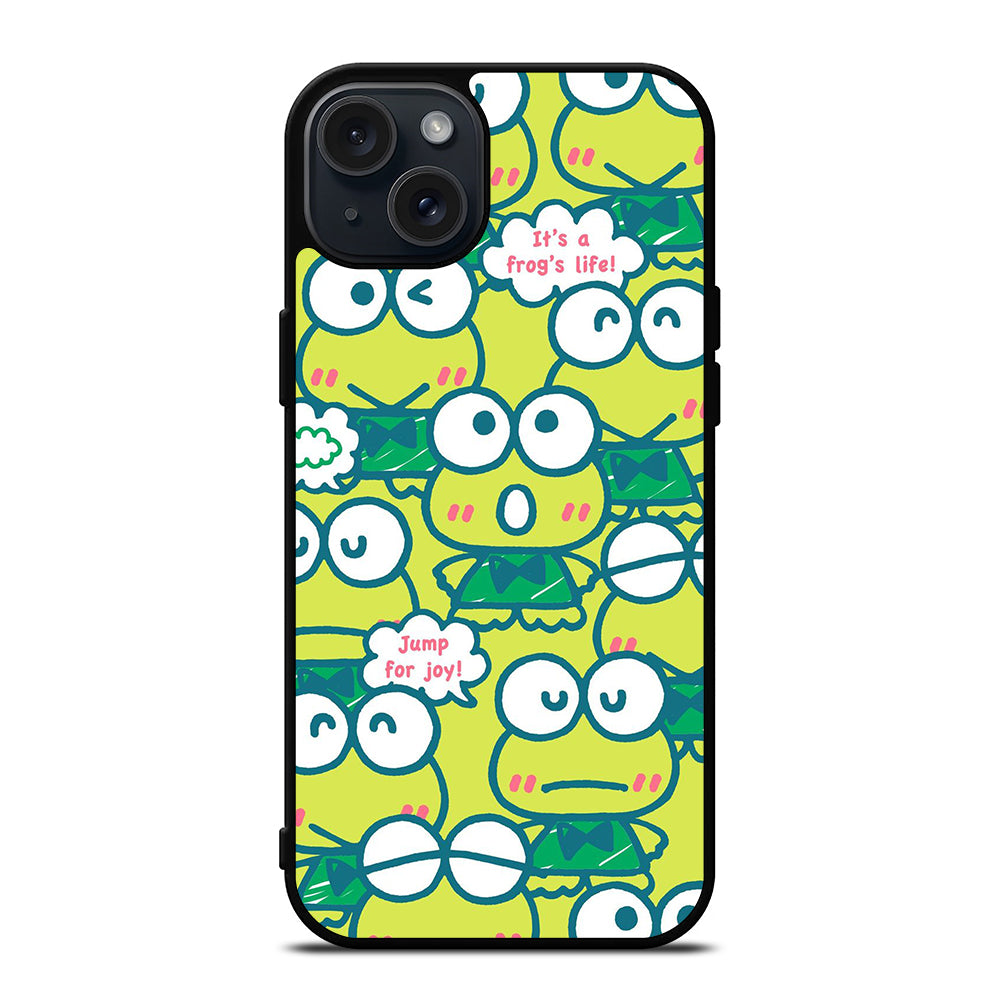 KEROPPI FROG PATTERN iPhone 15 Plus Case Cover