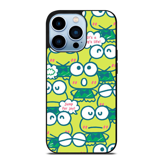 KEROPPI FROG PATTERN iPhone 13 Pro Max Case Cover