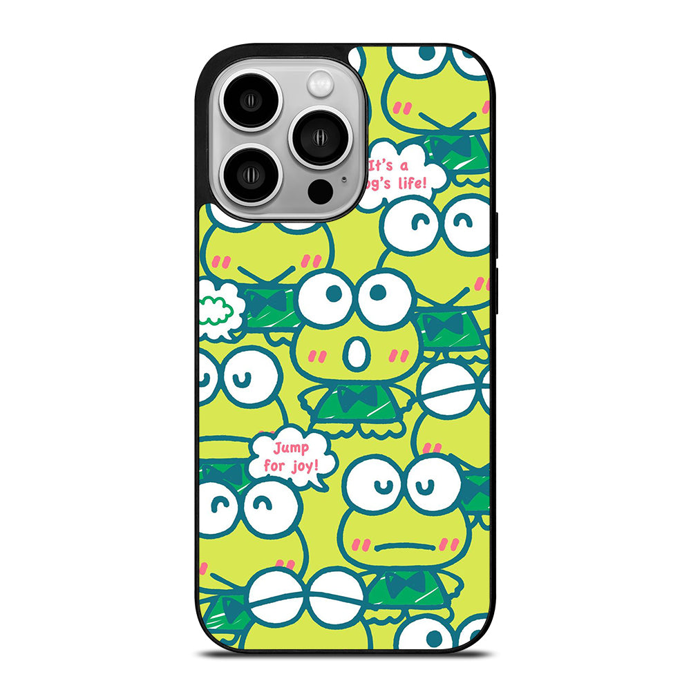 KEROPPI FROG PATTERN iPhone 14 Pro Case Cover