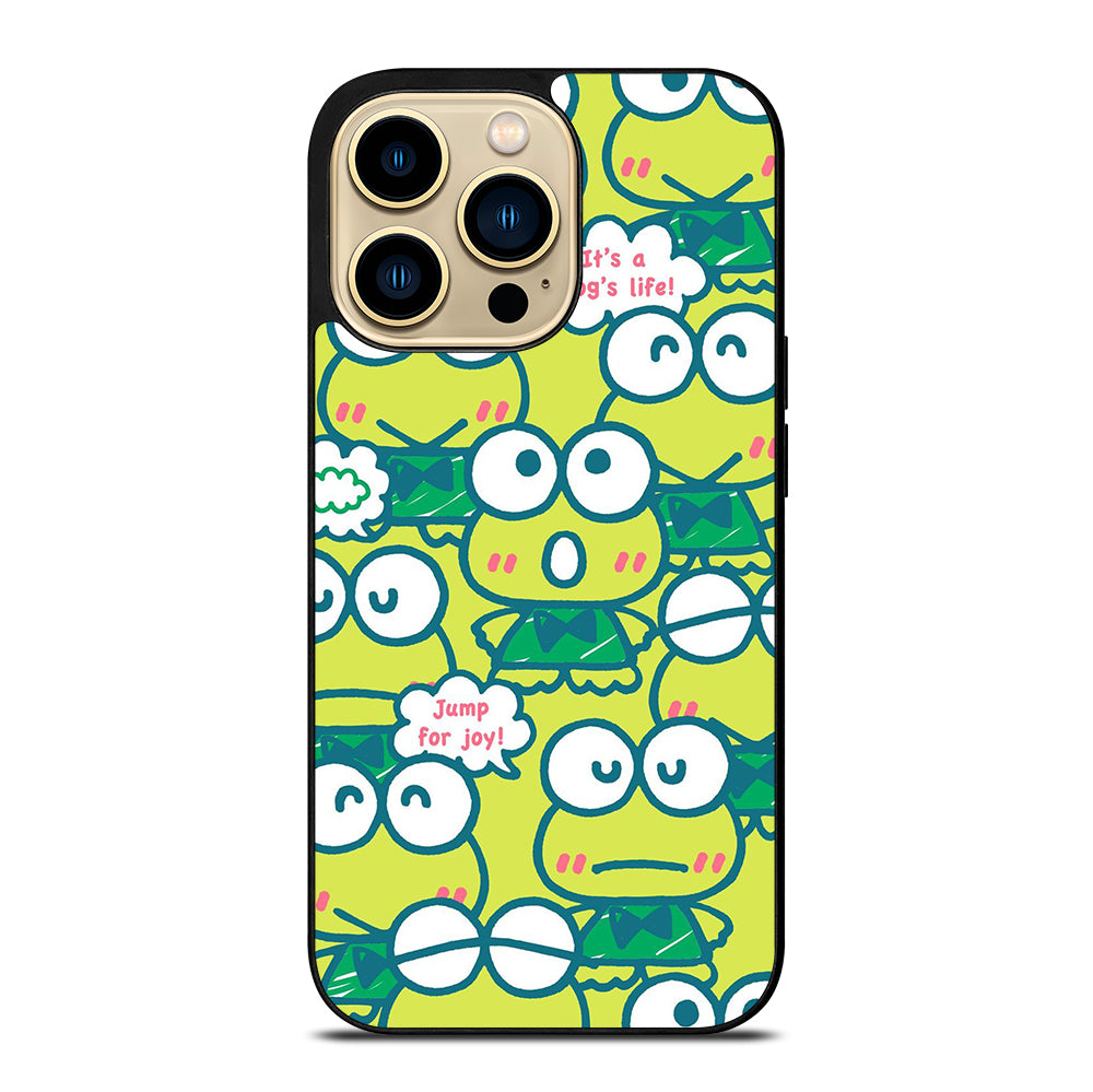 KEROPPI FROG PATTERN iPhone 14 Pro Max Case Cover