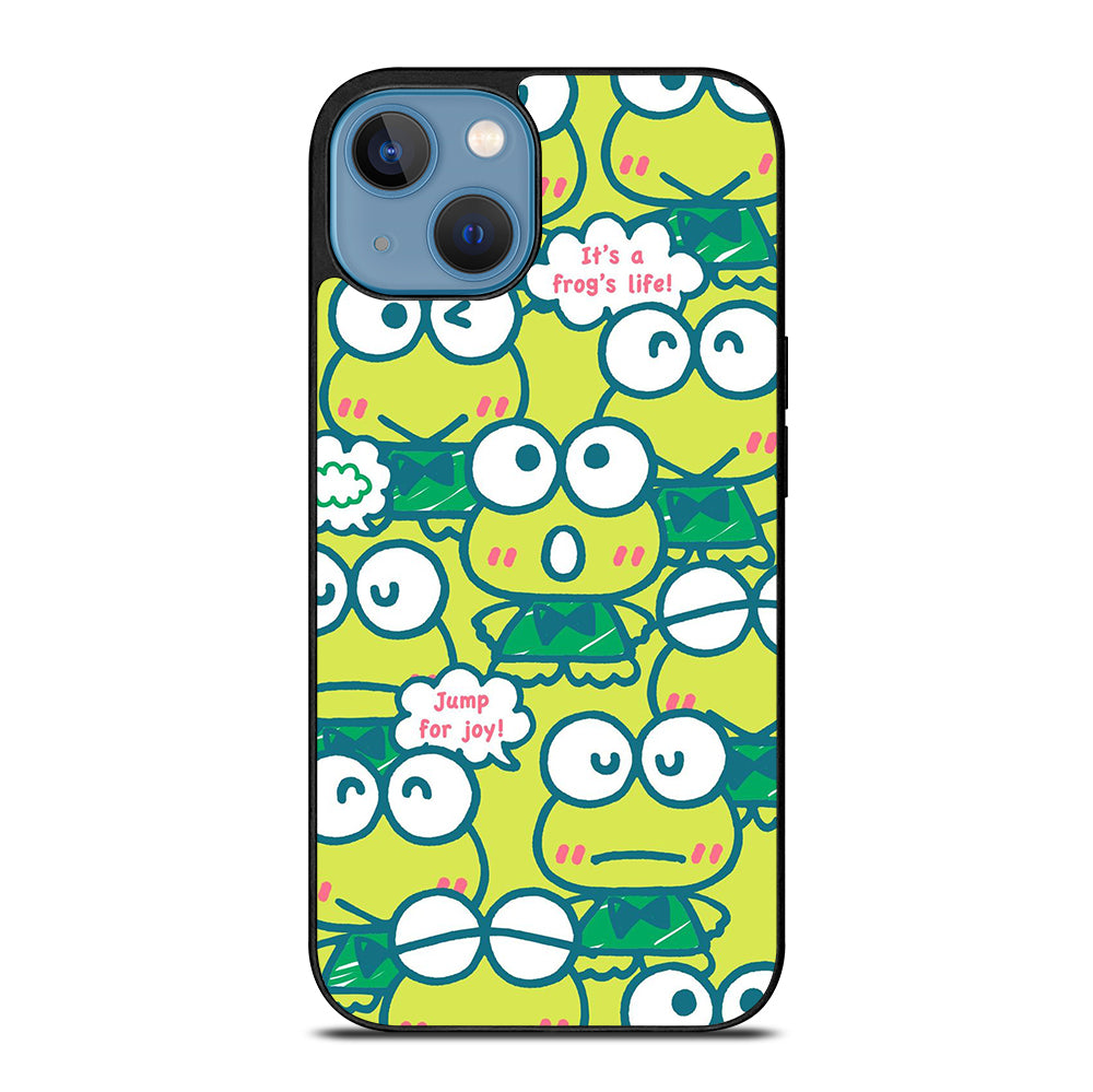 KEROPPI FROG PATTERN iPhone 13 Case Cover