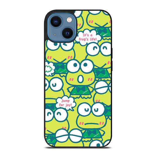 KEROPPI FROG PATTERN iPhone 14 Case Cover
