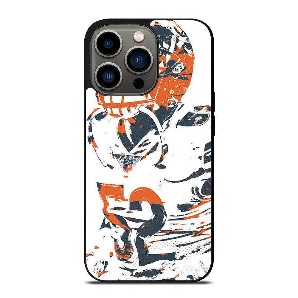 KHALIL MACK CHICAGO BEARS ART iPhone 13 Pro Case Cover