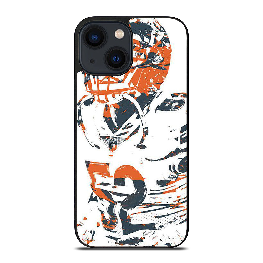 KHALIL MACK CHICAGO BEARS ART iPhone 14 Plus Case Cover