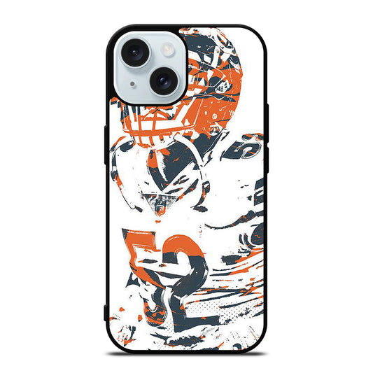 KHALIL MACK CHICAGO BEARS ART iPhone 15 Case Cover