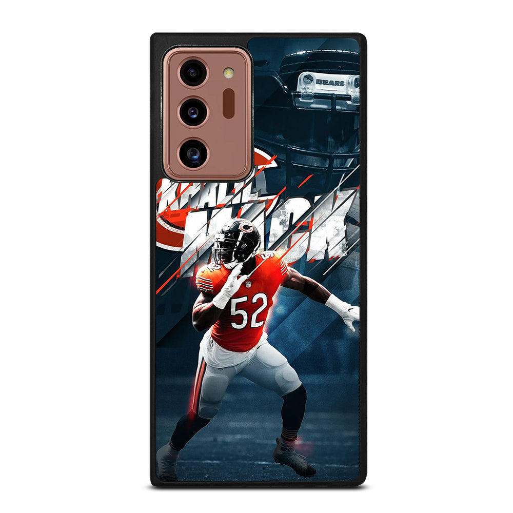 KHALIL MACK CHICAGO BEARS NFL Samsung Galaxy Note 20 Ultra Case Cover