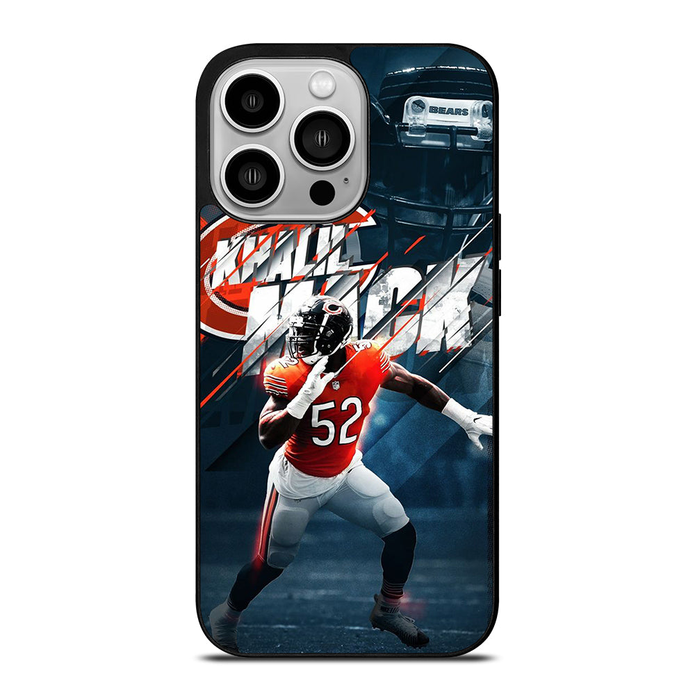 KHALIL MACK CHICAGO BEARS NFL iPhone 14 Pro Case Cover