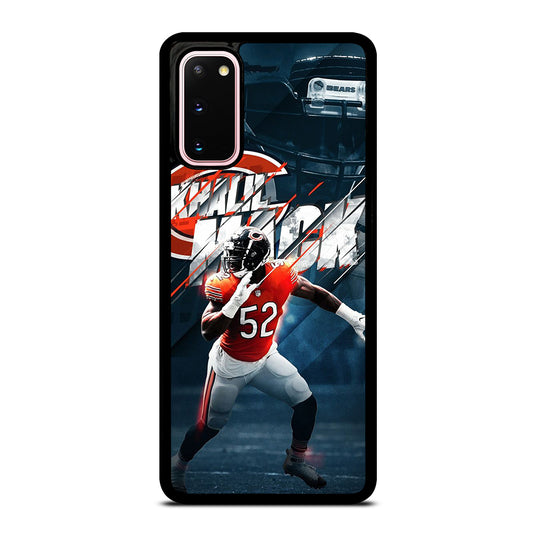 KHALIL MACK CHICAGO BEARS NFL Samsung Galaxy S20 Case Cover