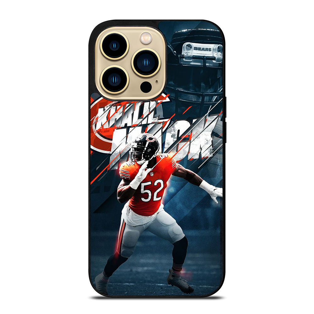 KHALIL MACK CHICAGO BEARS NFL iPhone 14 Pro Max Case Cover