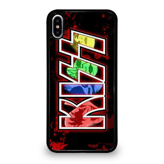 KISS BAND ART LOGO iPhone XS Max Case Cover