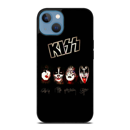 KISS BAND LOGO SIGNATURE iPhone 13 Case Cover
