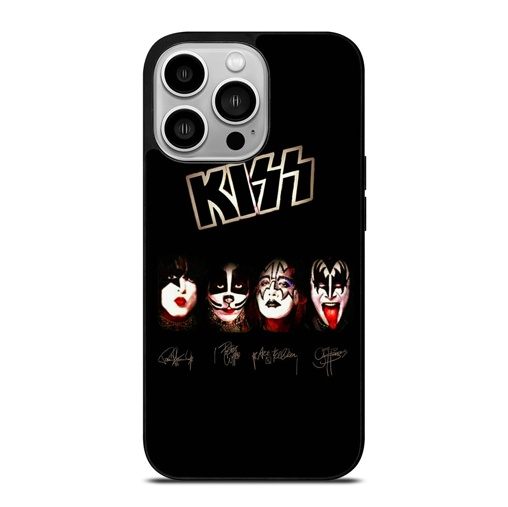 KISS BAND LOGO SIGNATURE iPhone 14 Pro Case Cover