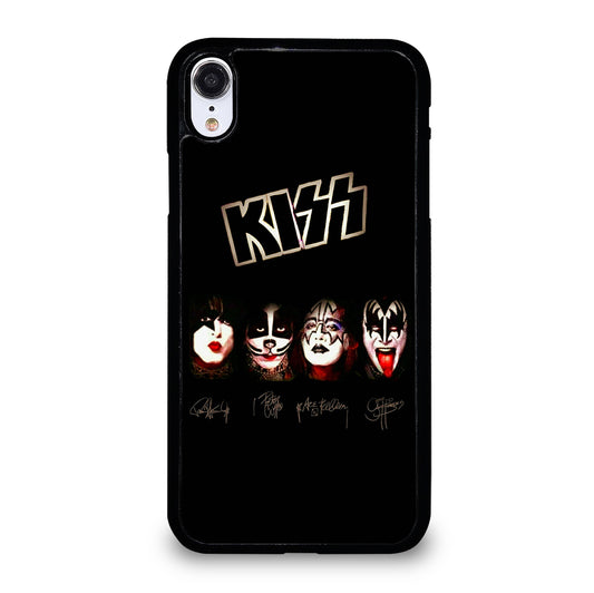 KISS BAND LOGO SIGNATURE iPhone XR Case Cover