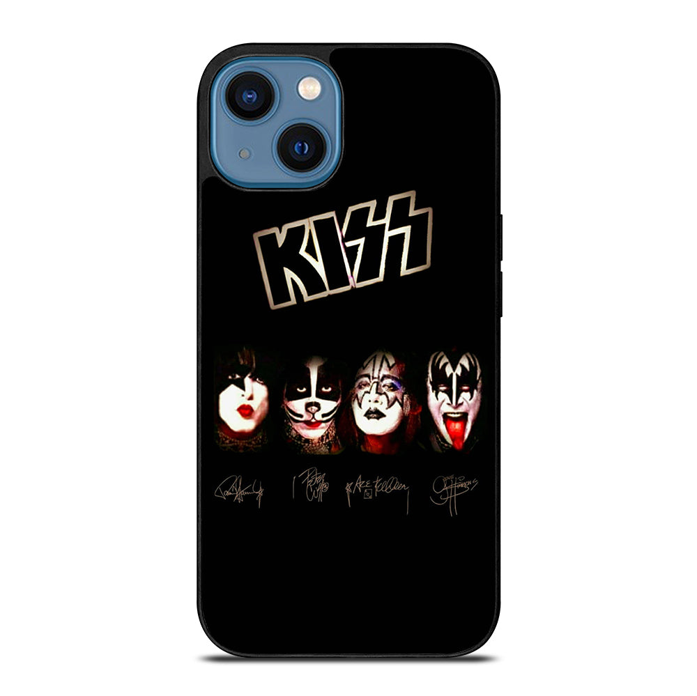 KISS BAND LOGO SIGNATURE iPhone 14 Case Cover