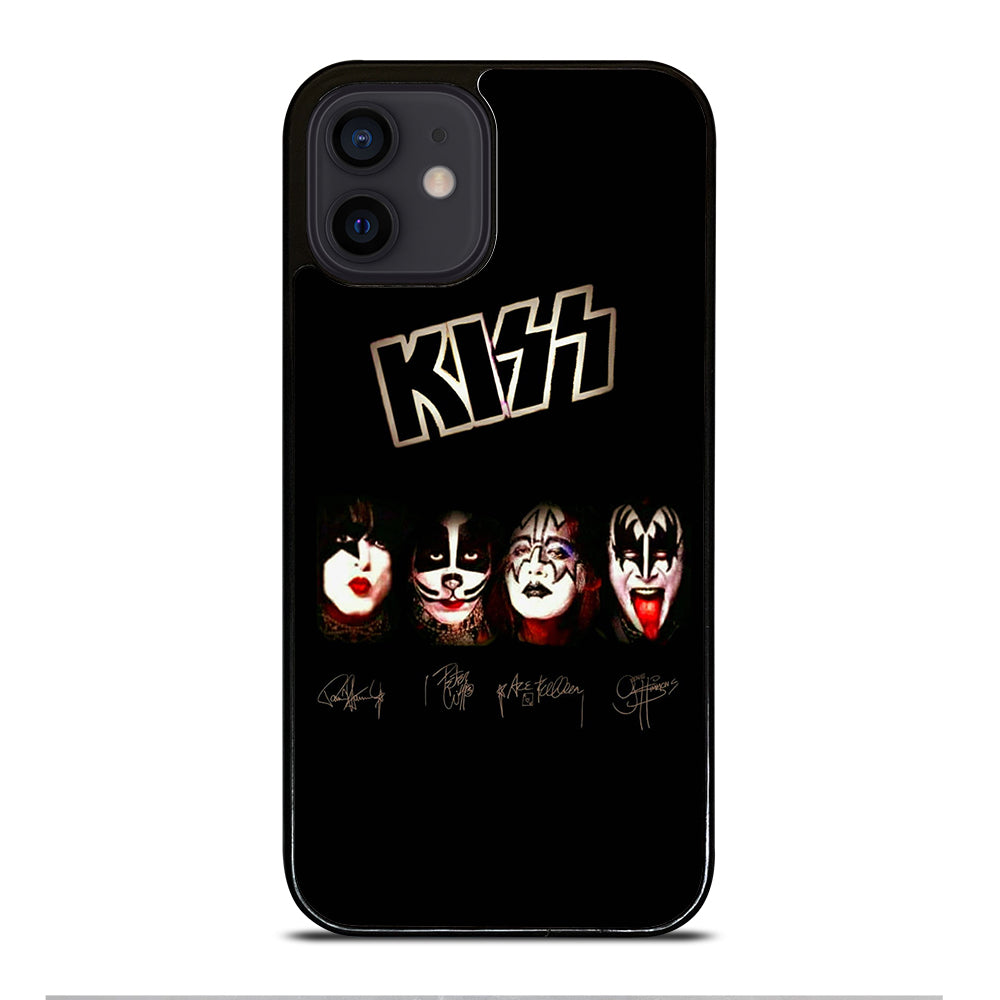 KISS BAND LOGO SIGNATURE iPhone 12 Mini Case Cover