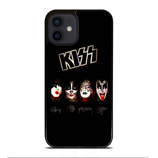 KISS BAND LOGO SIGNATURE iPhone 12 Mini Case Cover