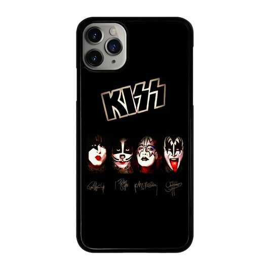 KISS BAND LOGO SIGNATURE iPhone 11 Pro Max Case Cover