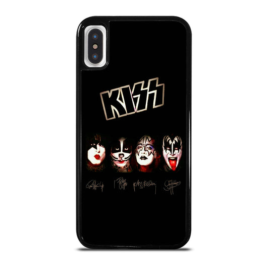 KISS BAND LOGO SIGNATURE iPhone X / XS Case Cover