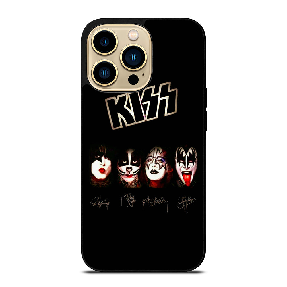 KISS BAND LOGO SIGNATURE iPhone 14 Pro Max Case Cover