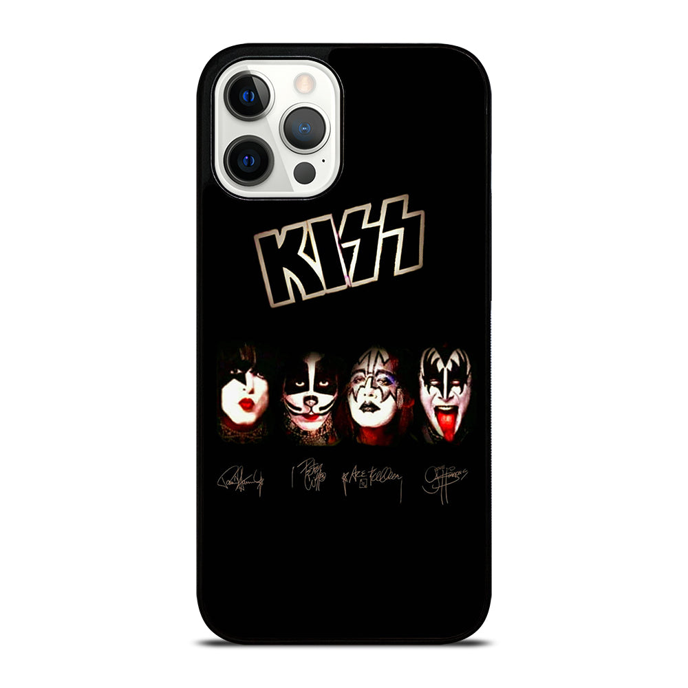 KISS BAND LOGO SIGNATURE iPhone 12 Pro Max Case Cover