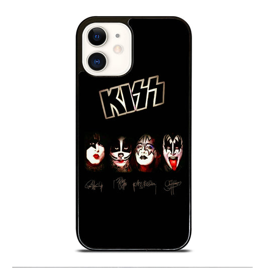KISS BAND LOGO SIGNATURE iPhone 12 Case Cover