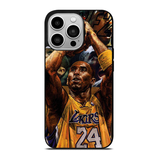 KOBE BRYANT ART NBA iPhone 14 Pro Case Cover