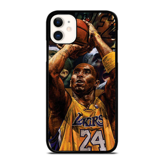 KOBE BRYANT ART NBA iPhone 11 Case Cover