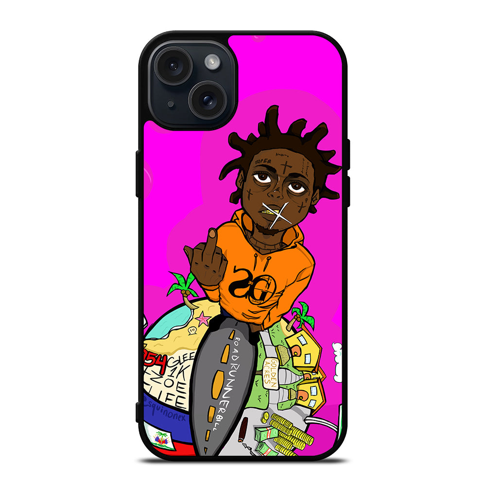 KODAK BLACK RAPPER CARTOON iPhone 15 Plus Case Cover