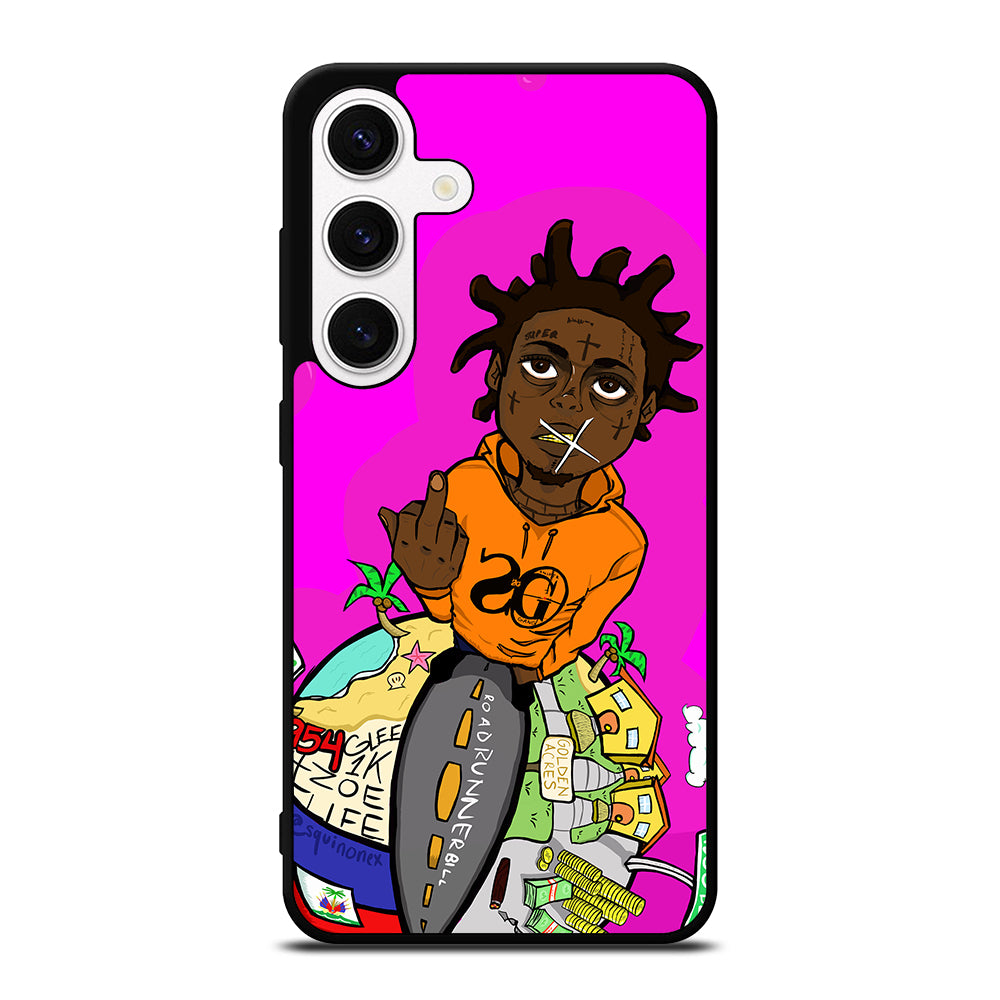KODAK BLACK RAPPER CARTOON Samsung Galaxy S24 Case Cover