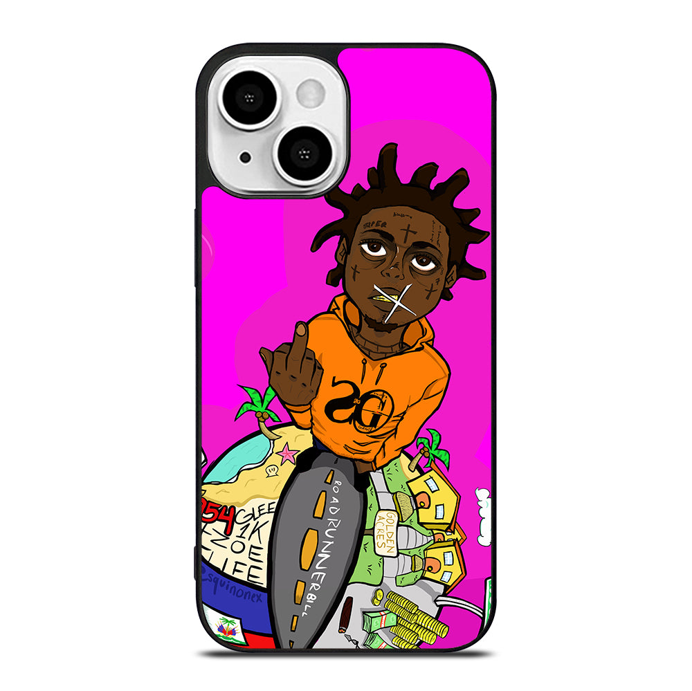 KODAK BLACK RAPPER CARTOON iPhone 13 Mini Case Cover